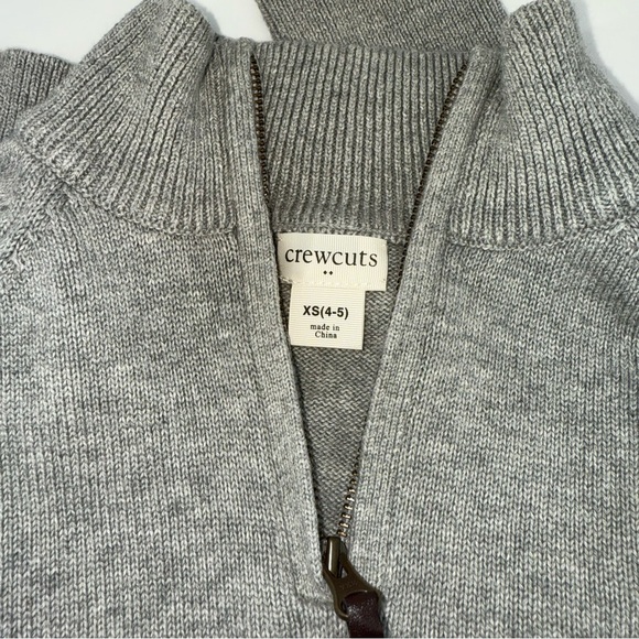 Crewcuts Re-Imagined by J. Crew Boys Quarter Zip Sweater - Picture 4 of 4